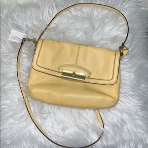 NWT! Authentic 🌻Yellow Coach Crossbody🌻